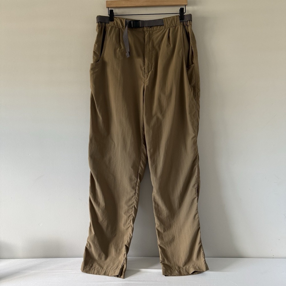 Rail Riders Belted Pants Mens Large Lightweight Nylon Hiking Outdoor Gorpcore